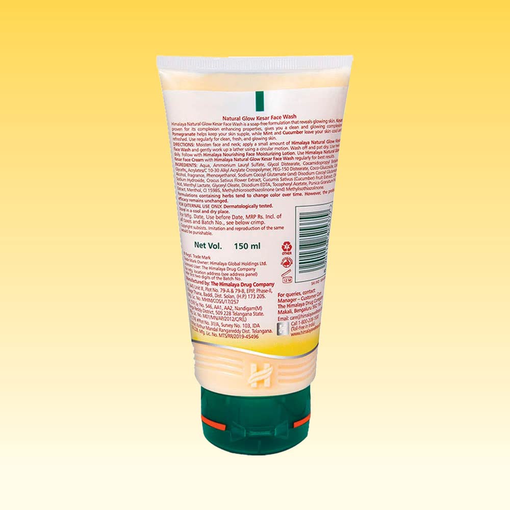 Himalaya Natural Glow Kesar Face Wash, 150ml – view 5