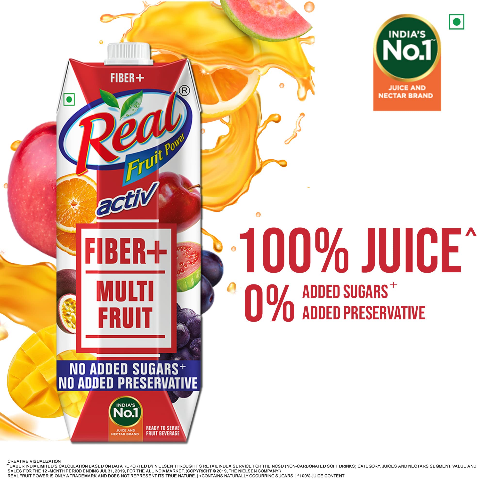Real Activ Fiber Multi Fruit 1L – view 3