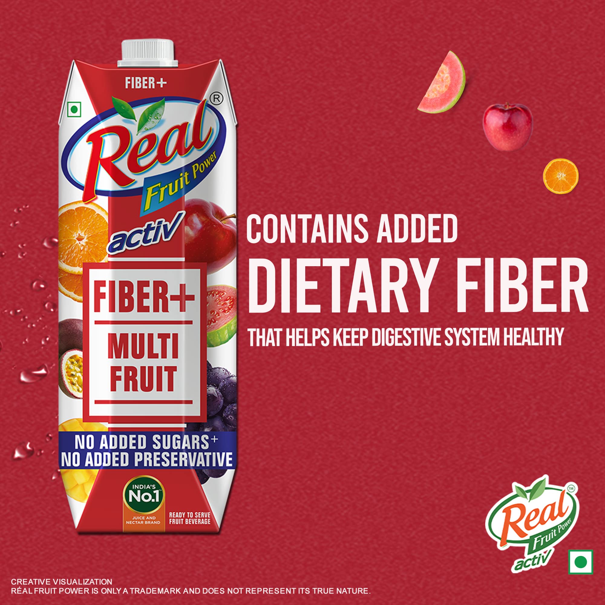 Real Activ Fiber Multi Fruit 1L – view 4