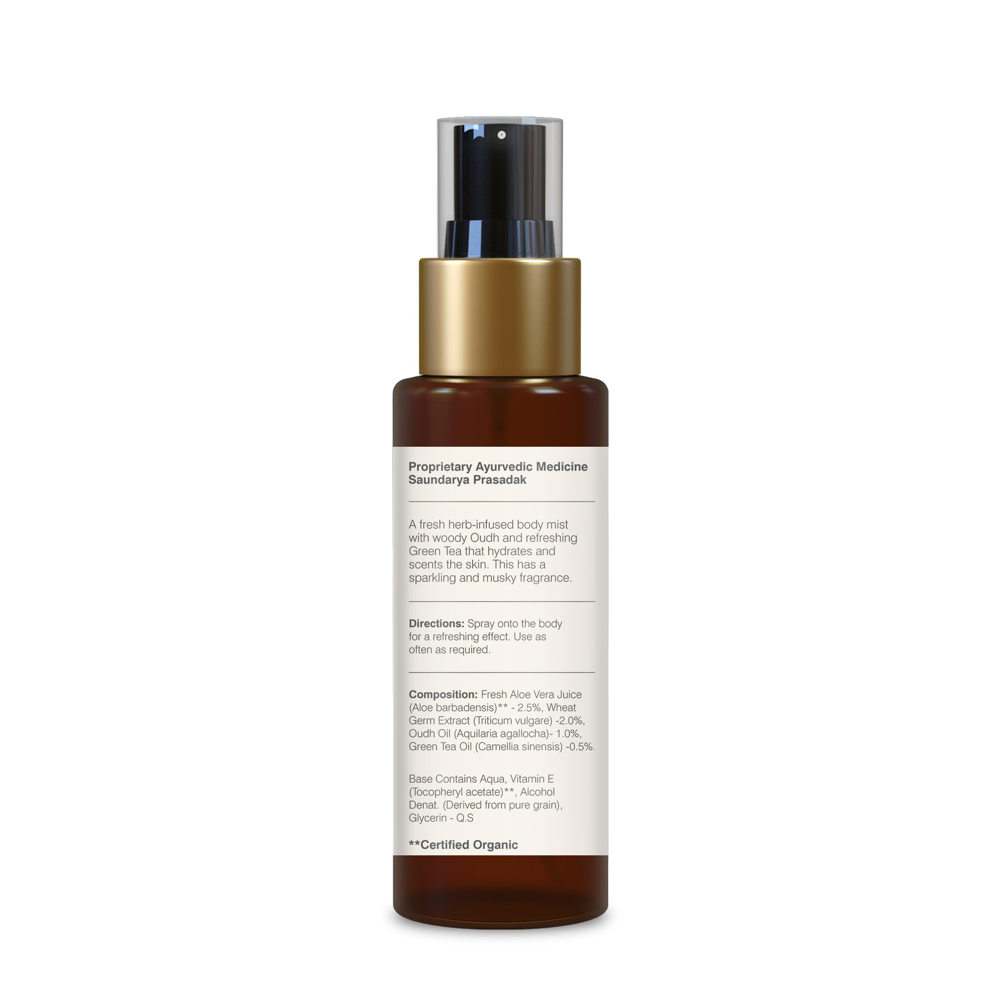 Forest Essentials Body Mist Oudh & Green Tea – view 4