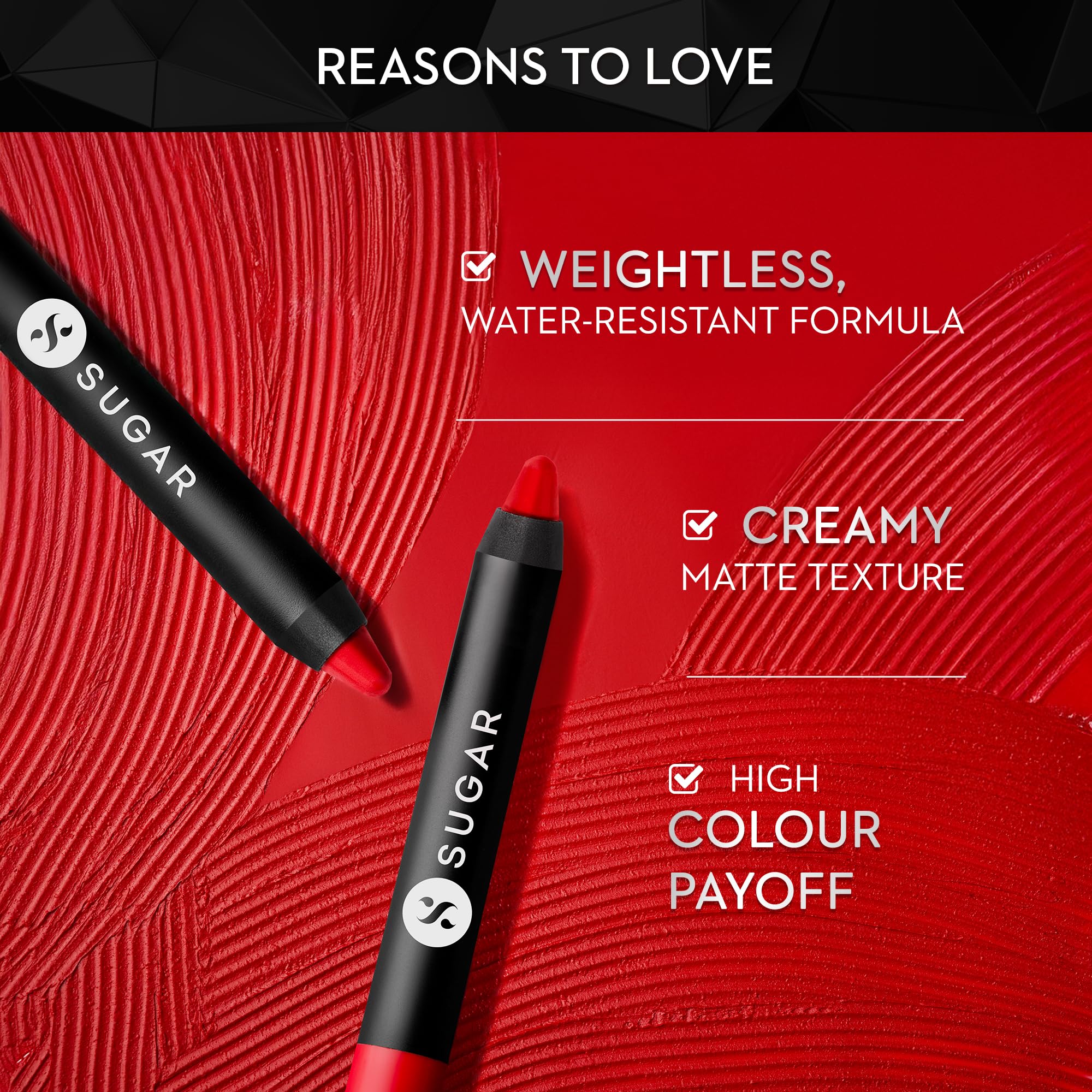 SUGAR Cosmetics Matte as Hell Crayon Lipsticks for Women – view 2