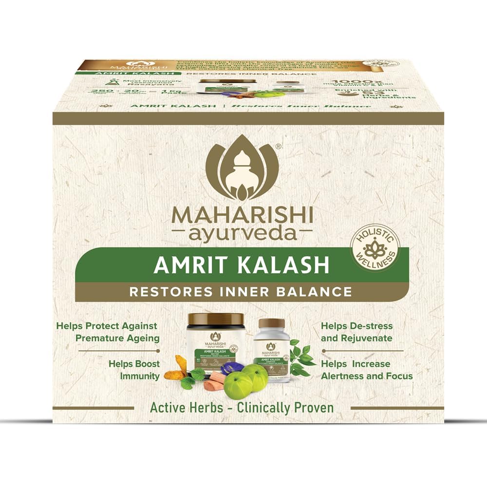 Maharishi Ayurveda Amrit Kalash 30 day pack with paste and tablets