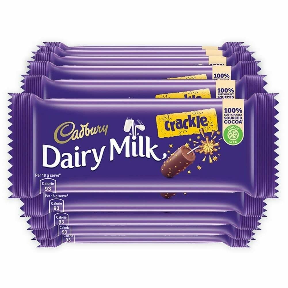 Cadbury Dairy Milk Crackle Chocolate Bar, Pack Of 15 X 36 G – view 1