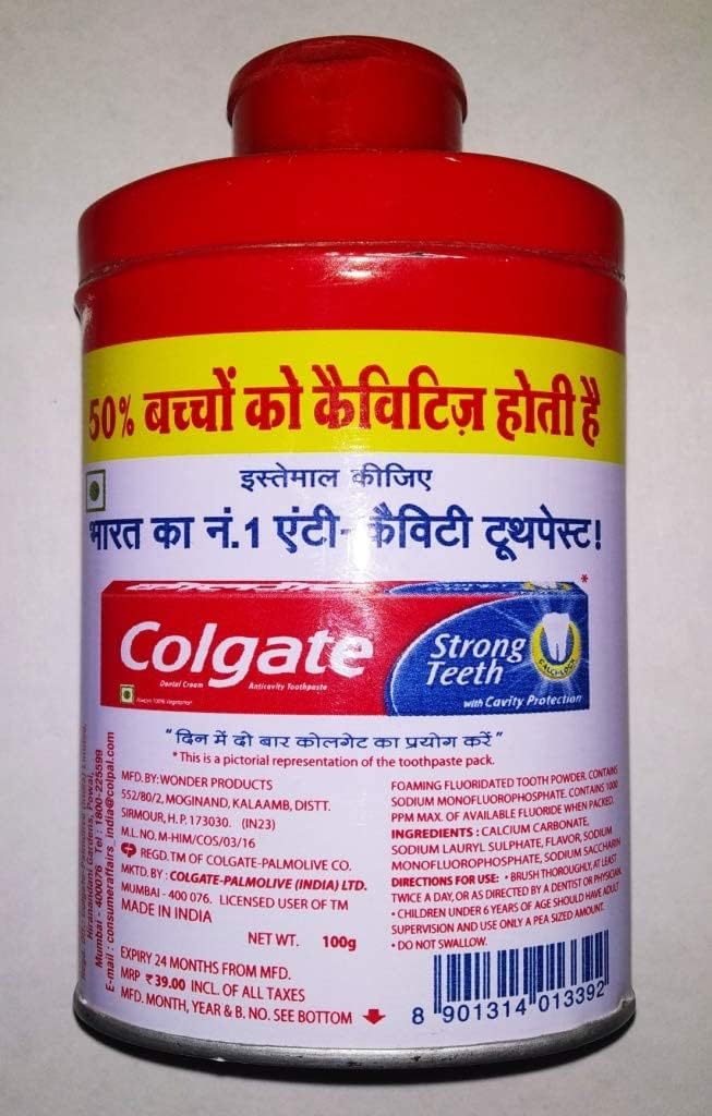 Colgate Cavity Protection Toothpowder - with Calcium and Minerals - 100 g – view 2