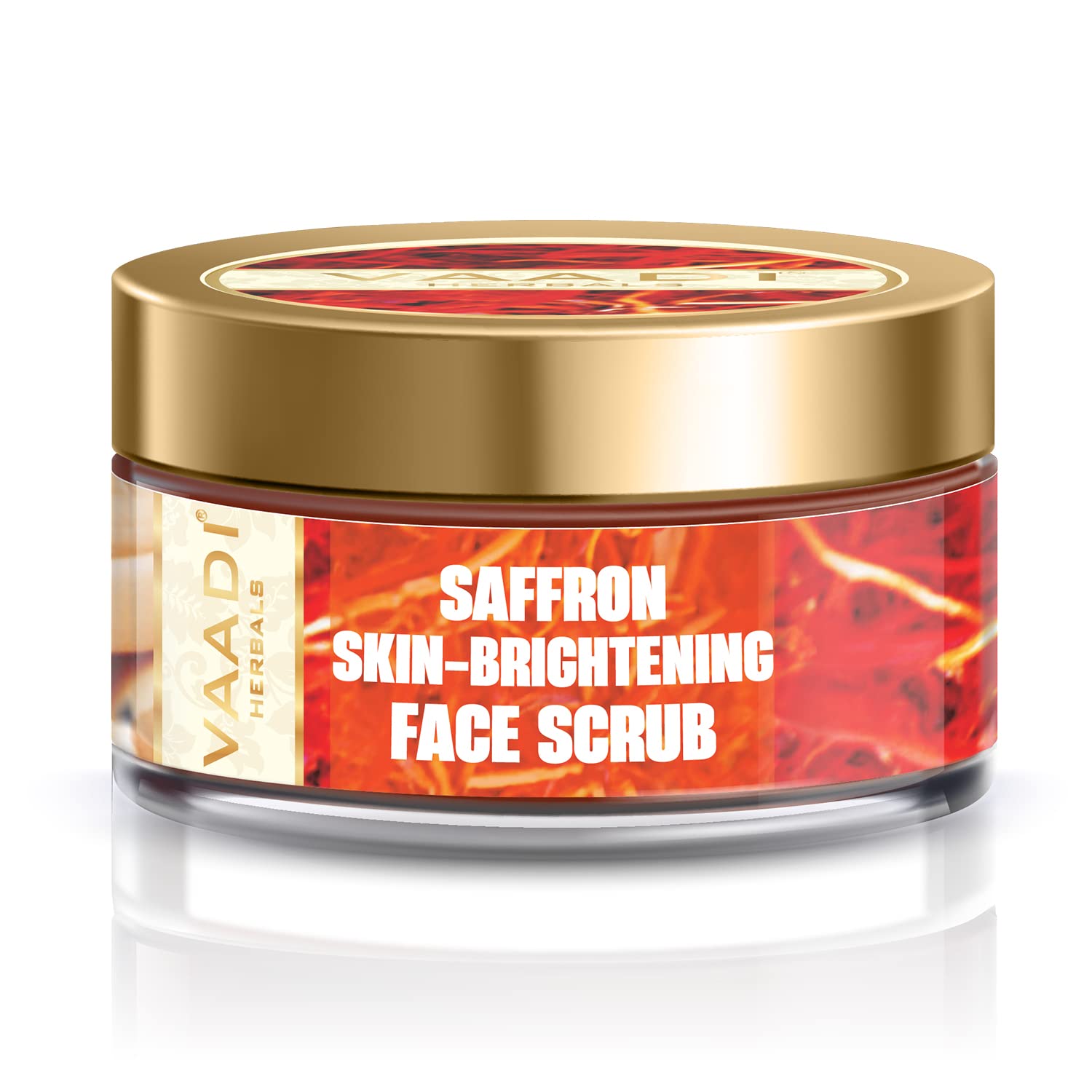 Vaadi Herbals face scrub with saffron and walnut, 50 g