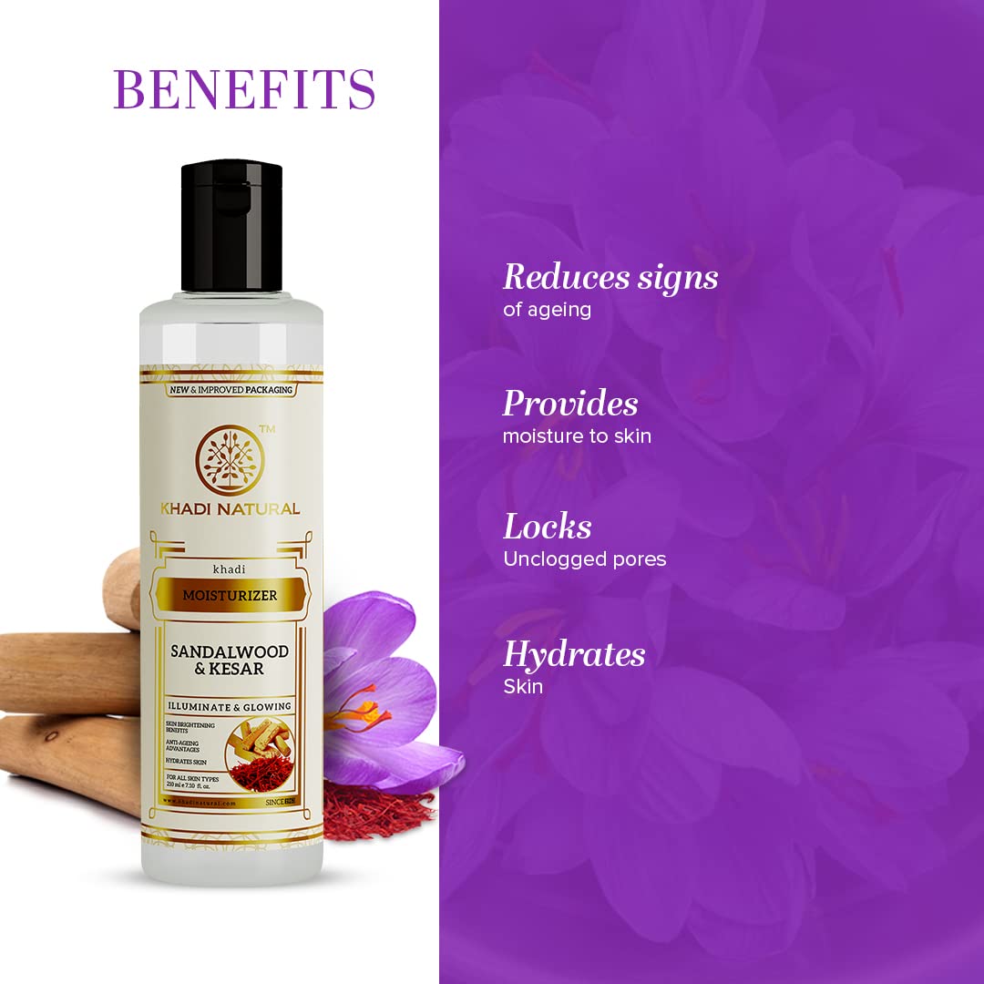 Khadi Natural Sandalwood & Kesar Moisturizer – view 2
