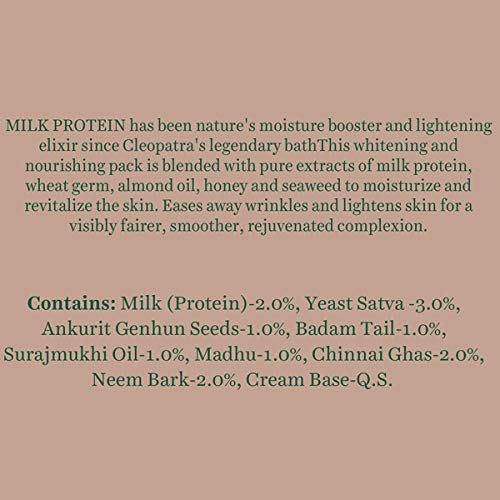 Biotique Milk Protein Instant Glow Brightening Face Pack For All Skin Types, 50gm – view 5