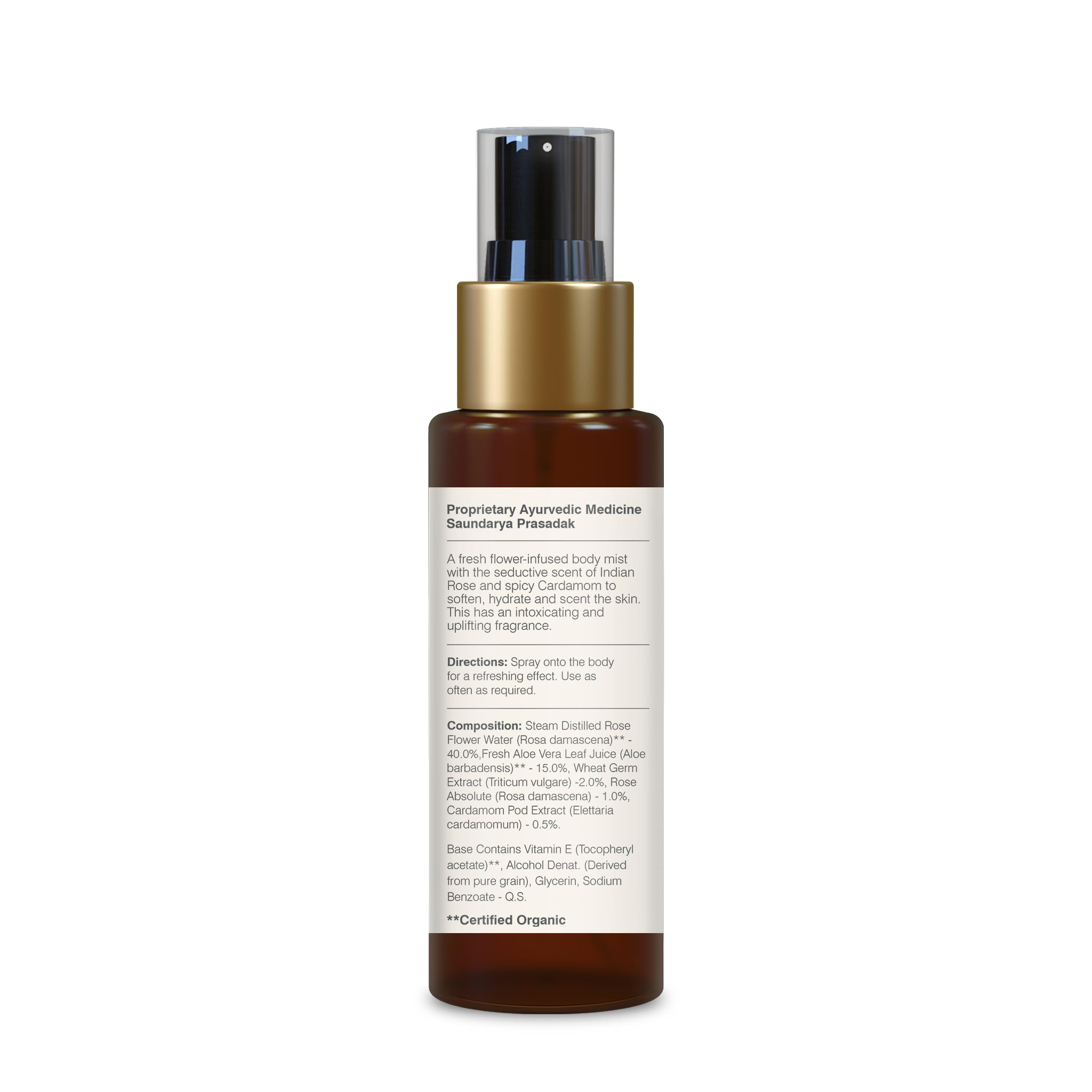 Forest Essentials Travel Size Body Mist Rose & Cardamom – view 4