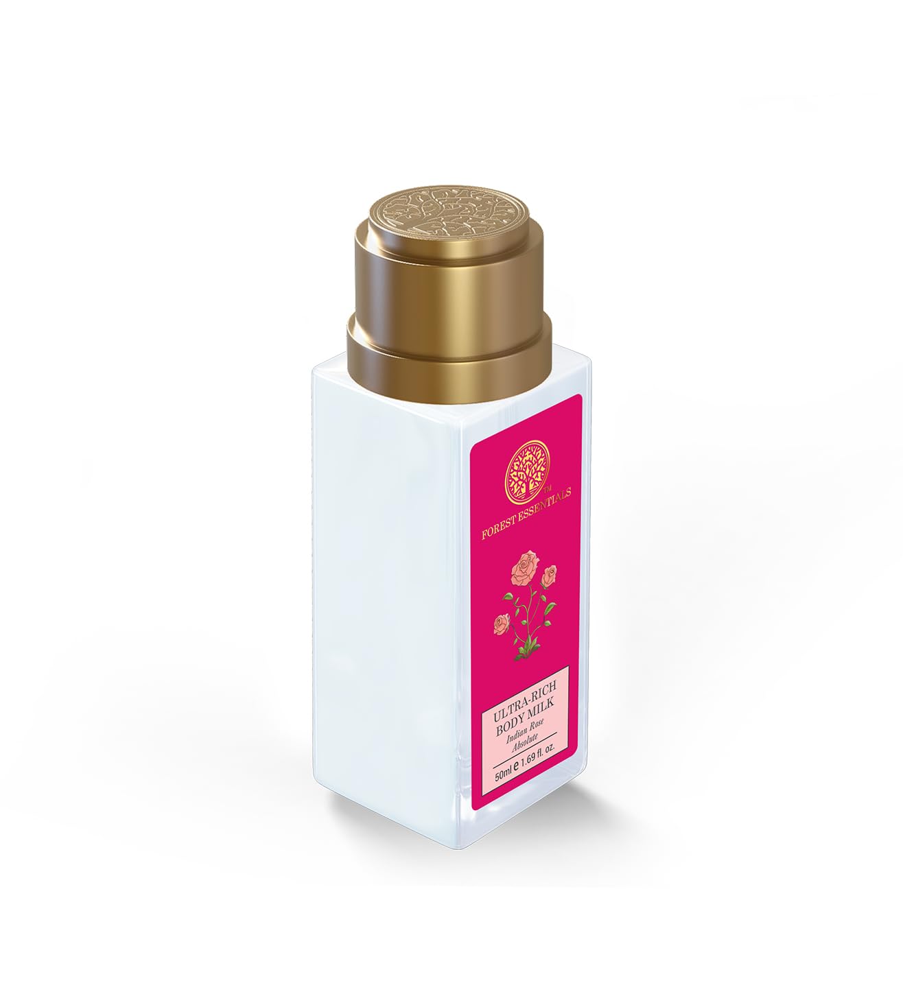 Forest Essentials Travel Size Ultra-Rich Body Milk Indian Rose Absolute – view 2