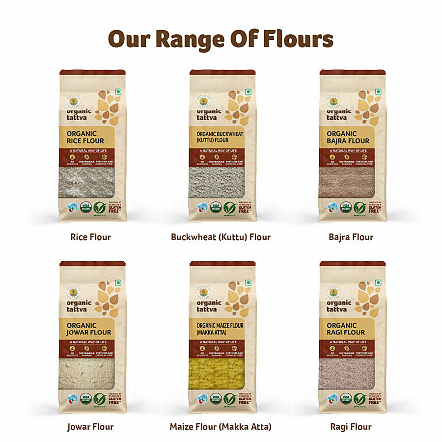 Organic Tattva Organic Multigrain Atta/Flour 1 kg – view 5