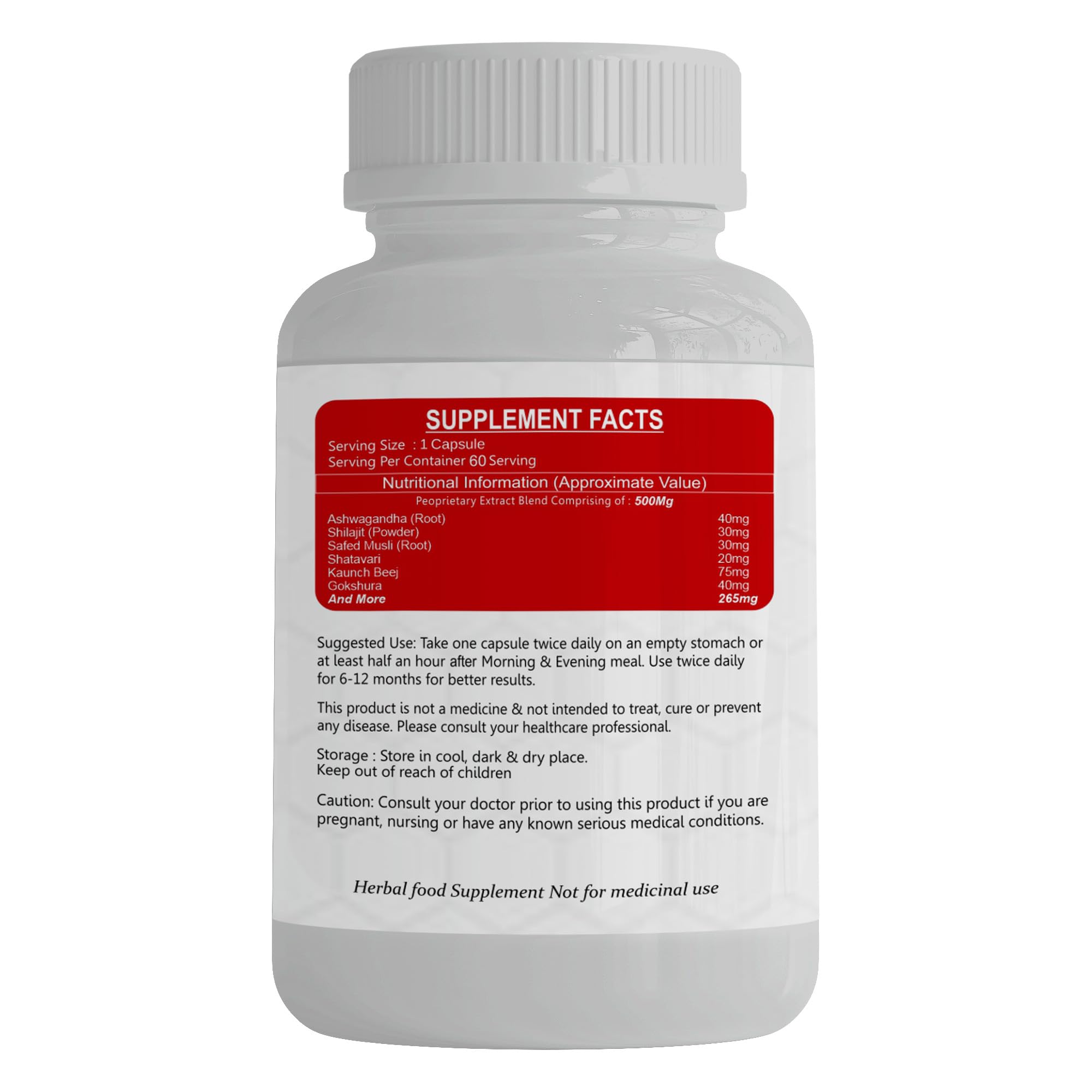 Herbstar Kamraj Capsules For Daily Vitamins And Immune System – view 3