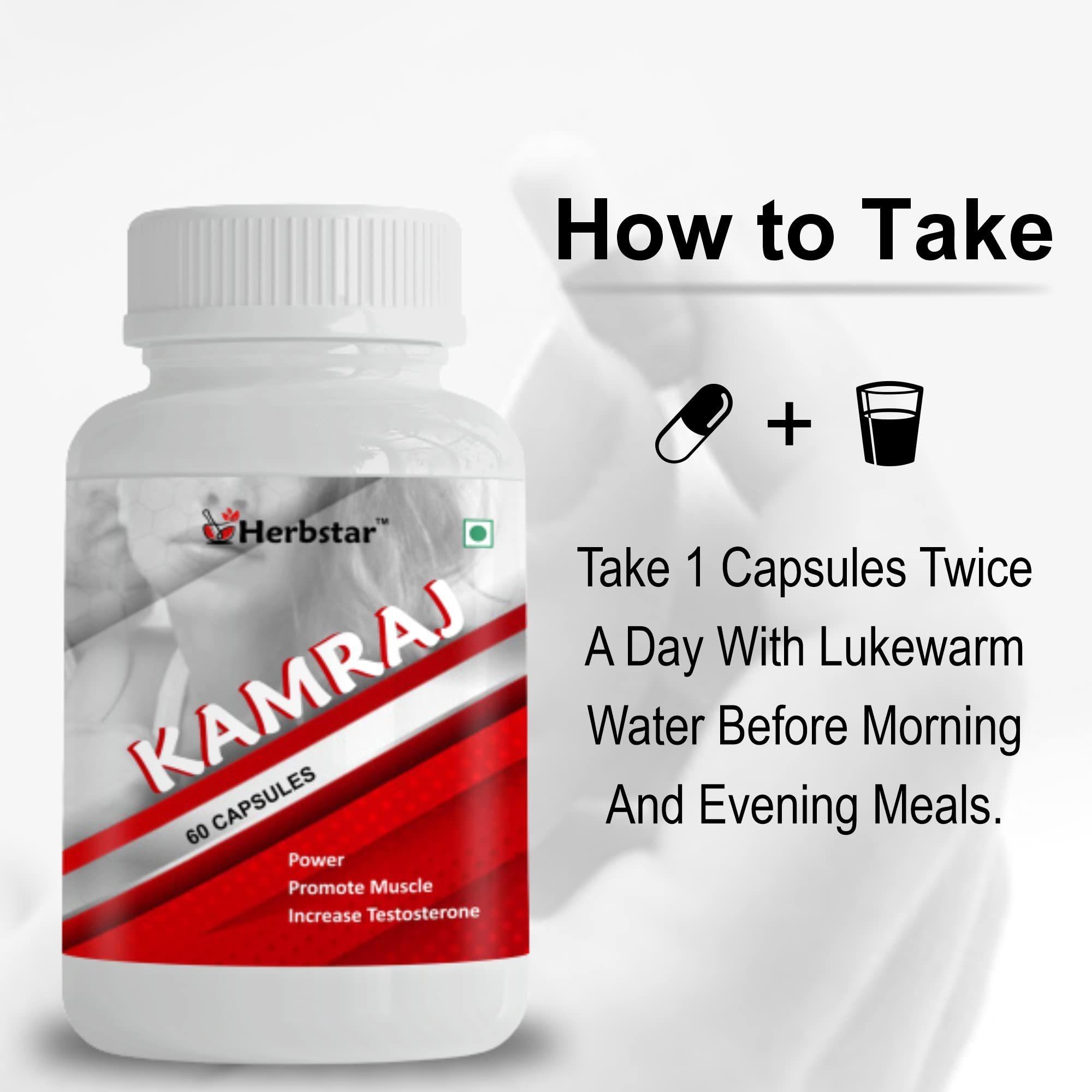 Herbstar Kamraj Capsules For Daily Vitamins And Immune System – view 5