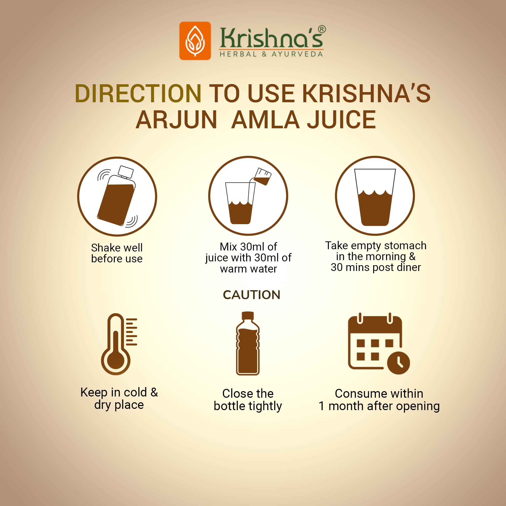 Krishna's Arjun Amla Juice - 500 ml (Pack of 1) – view 6