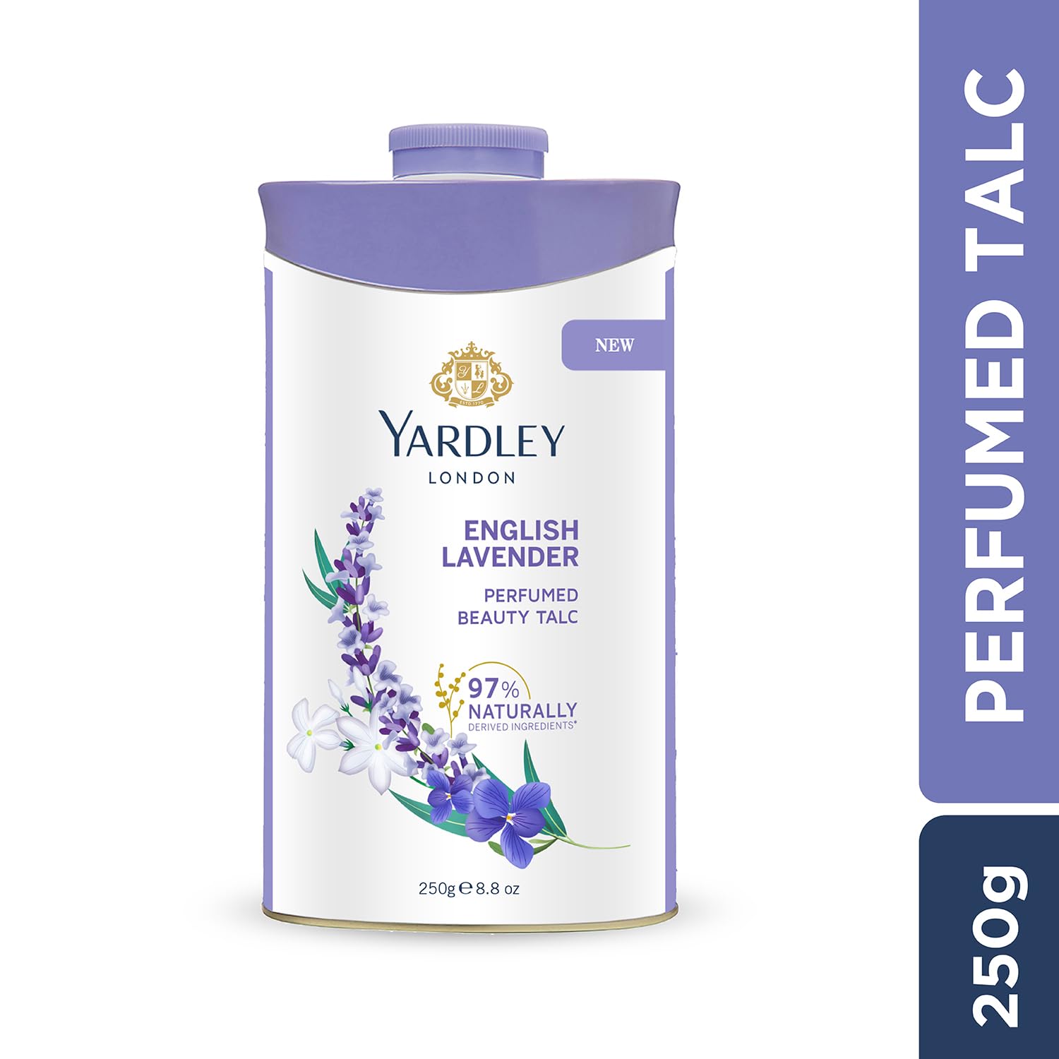 Yardley London English Lavender Perfumed Talc for Women, 250g – view 2