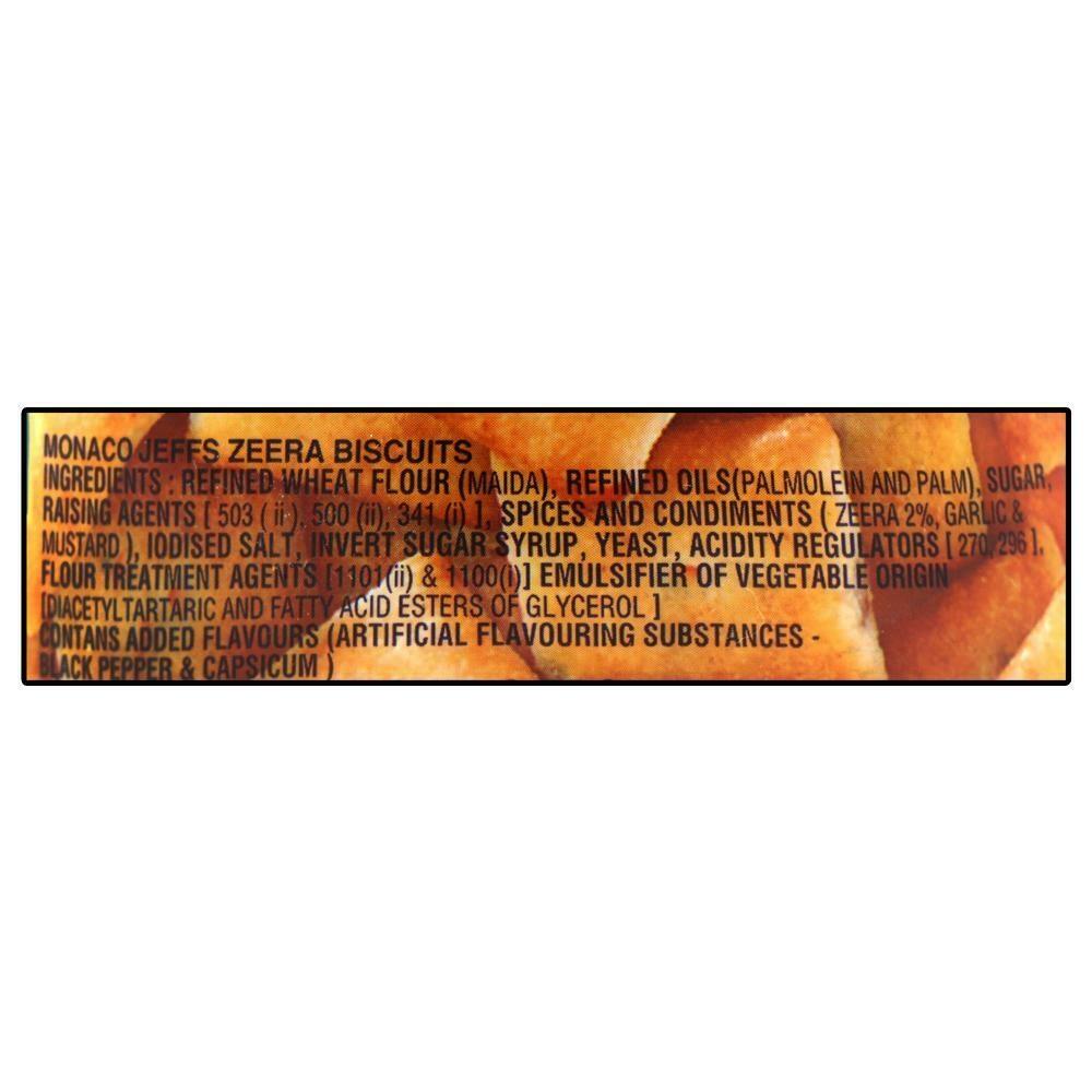 Parle Monaco Jeffs Zeera Biscuits 200 G – view 7