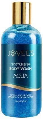 Jovees lemon body wash bottle with lemon scent details