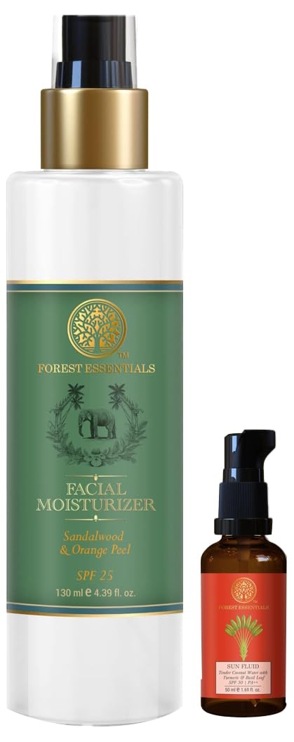 Forest Essentials hydrating moisturiser and sunscreen combo pack