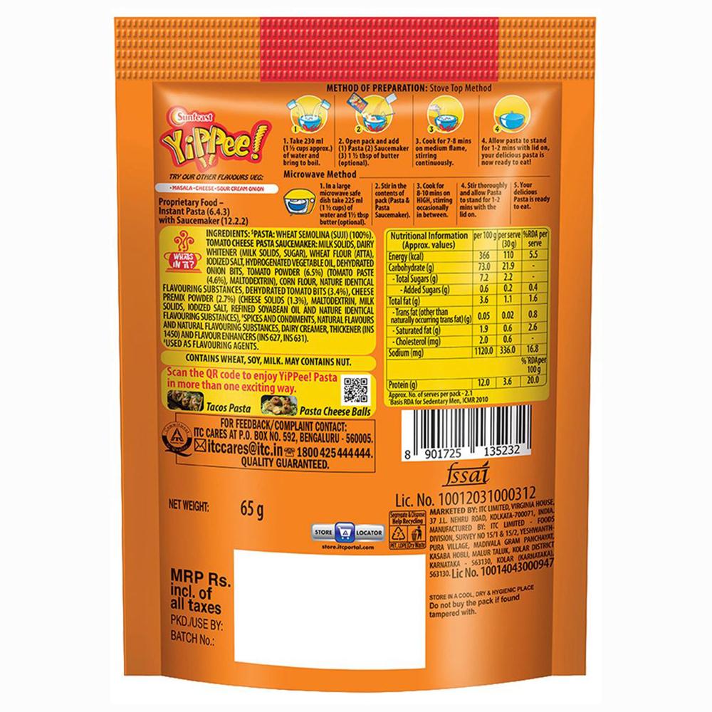 Sunfeast Tomato Cheese Instant Pasta Treat 65 G – view 2