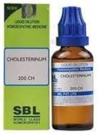 Front view of SBL Cholesterinum 200CH 30 ml bottle
