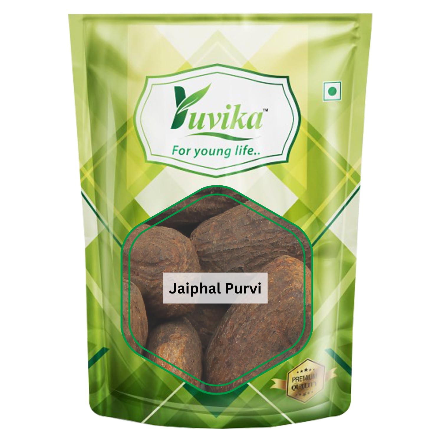 Pack of Yuvika Jaiphal Purvi whole jaiphal seeds