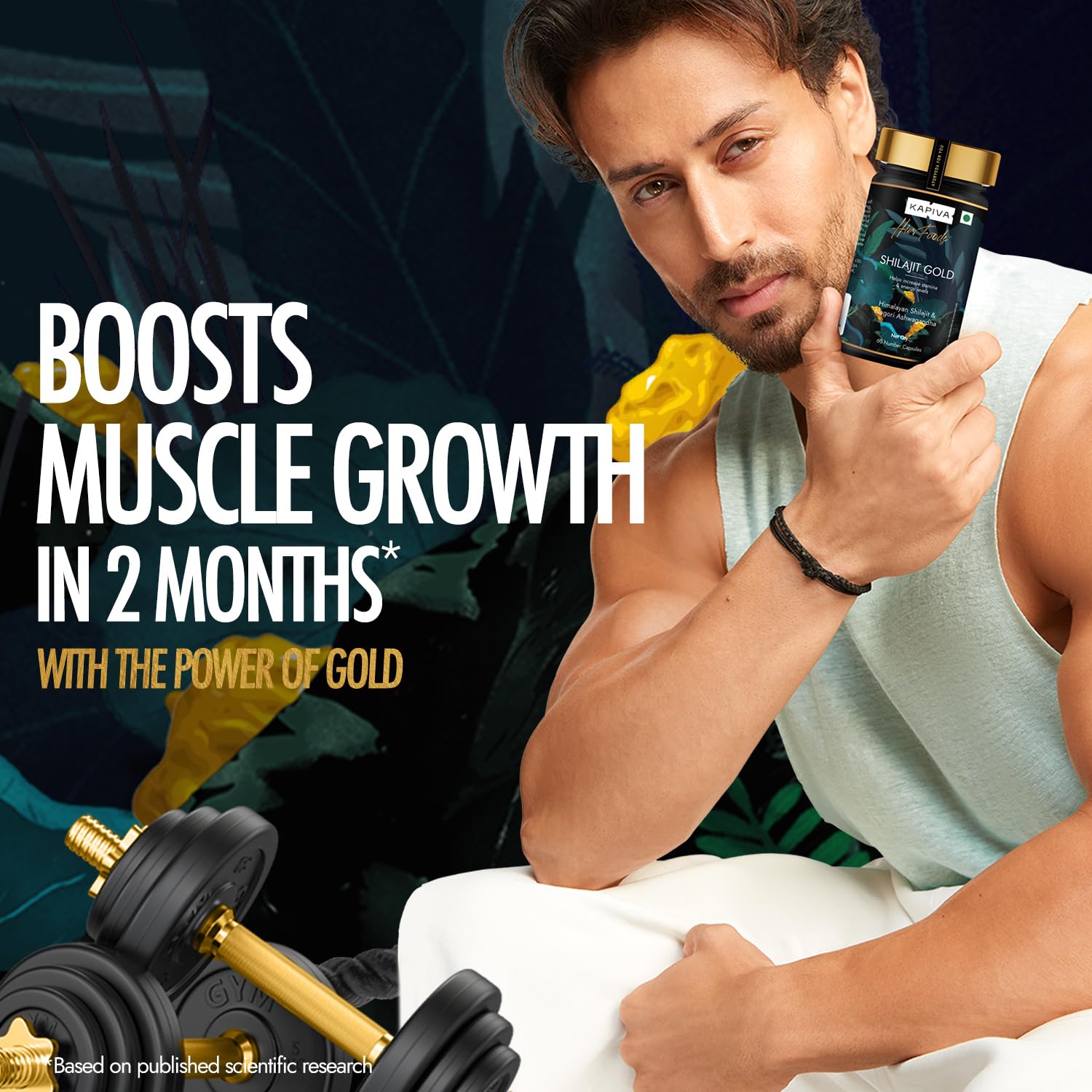 Kapiva Shilajit/Shilajeet Gold 60 Capsules – view 3