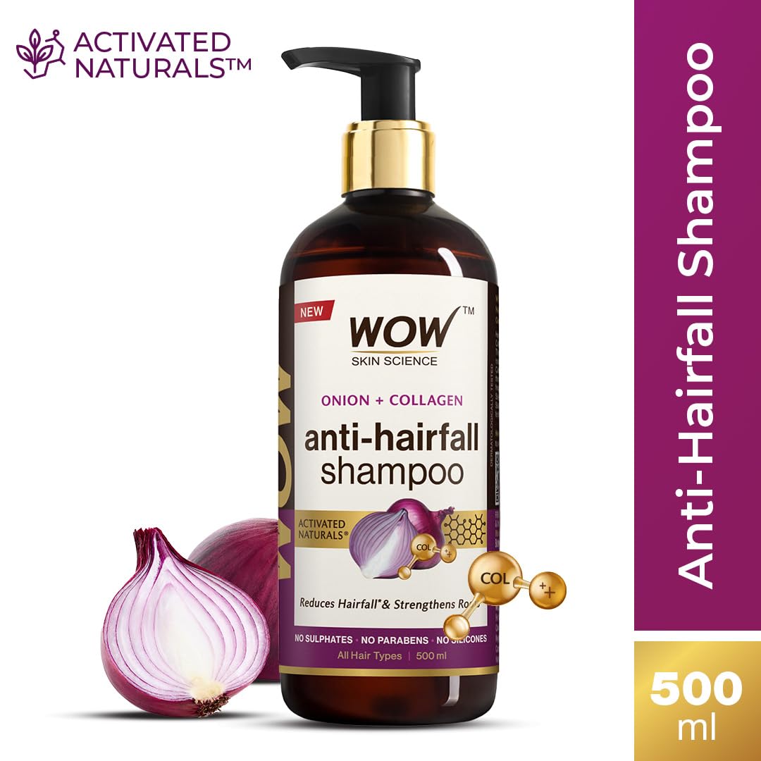 WOW Skin Science Onion & Collagen Anti-Hairfall Shampoo – view 3