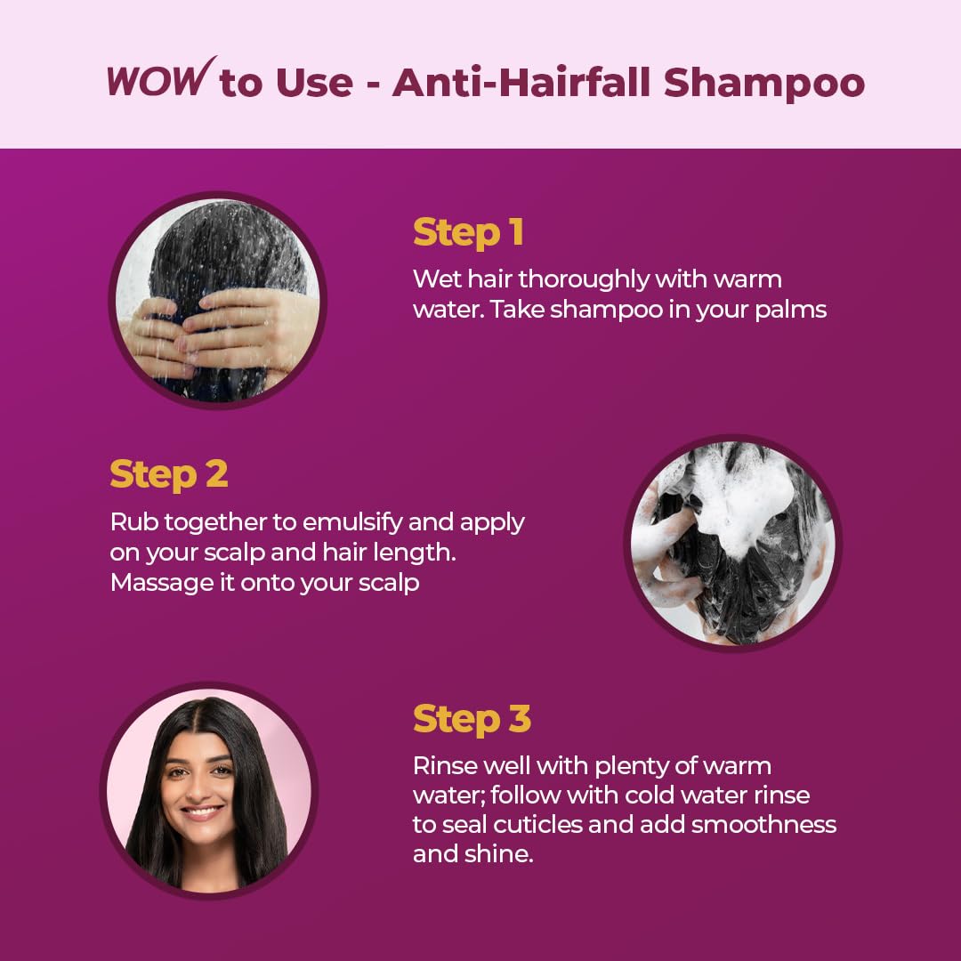 WOW Skin Science Onion & Collagen Anti-Hairfall Shampoo – view 5