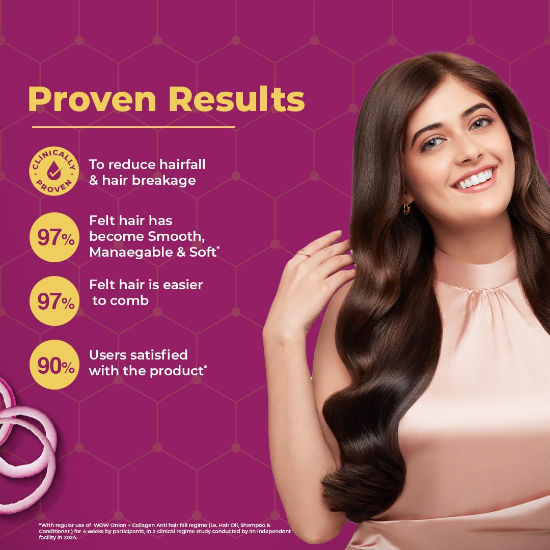 WOW Skin Science Onion & Collagen Anti-Hairfall Shampoo – view 8