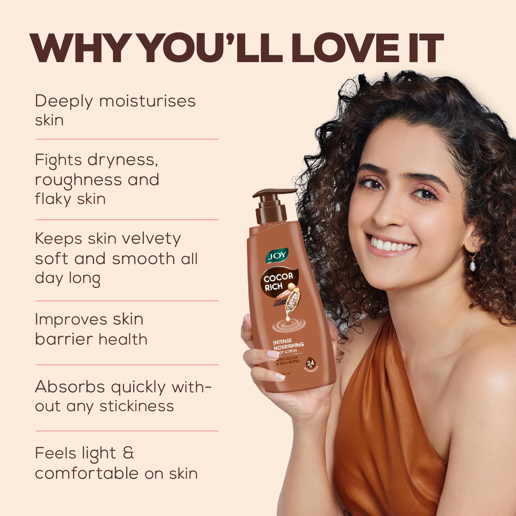 Joy Cocoa Rich Intense Nourishing Summer Body Lotion (400ml) – view 4