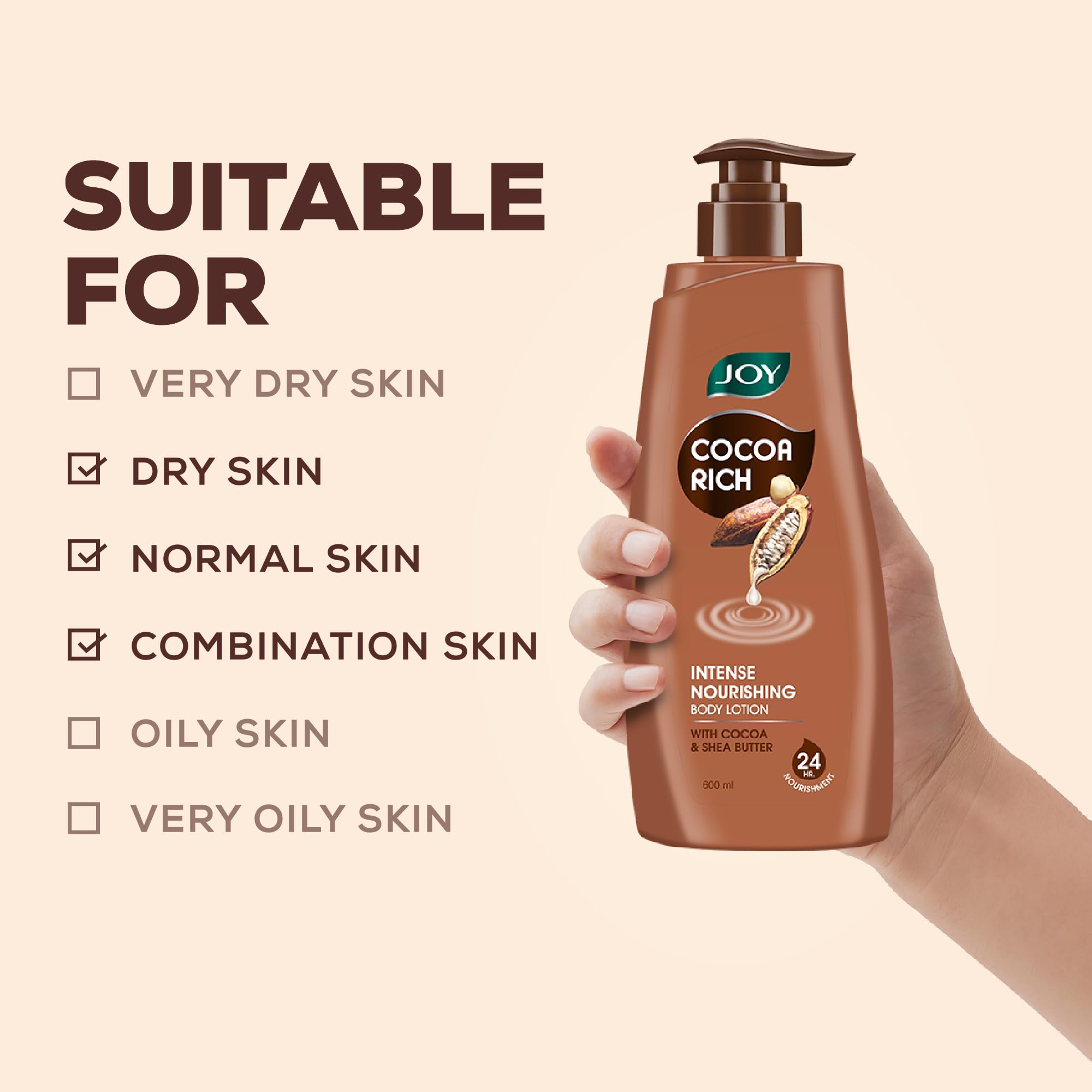 Joy Cocoa Rich Intense Nourishing Summer Body Lotion (400ml) – view 7
