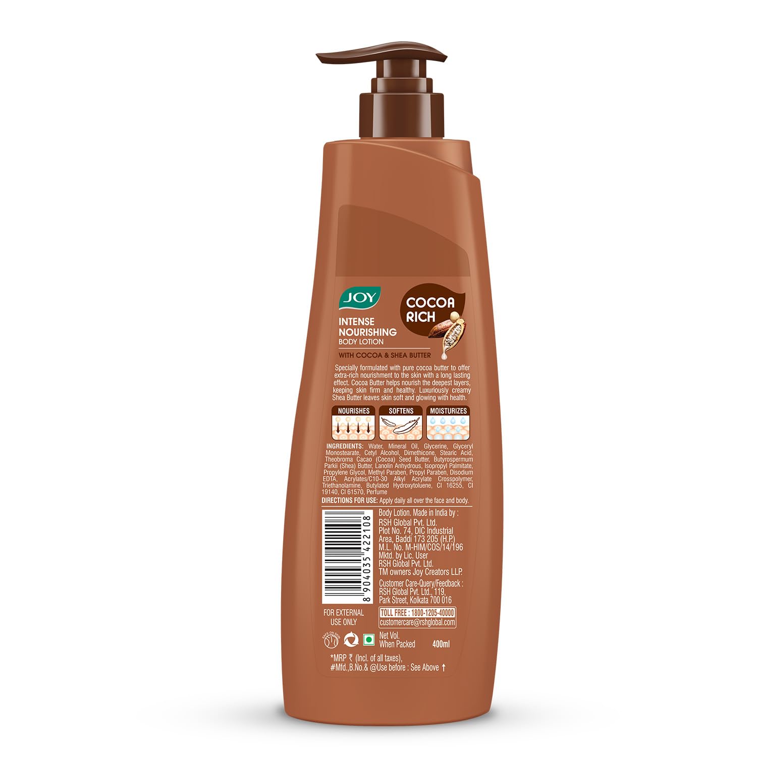 Joy Cocoa Rich Intense Nourishing Summer Body Lotion (400ml) – view 9
