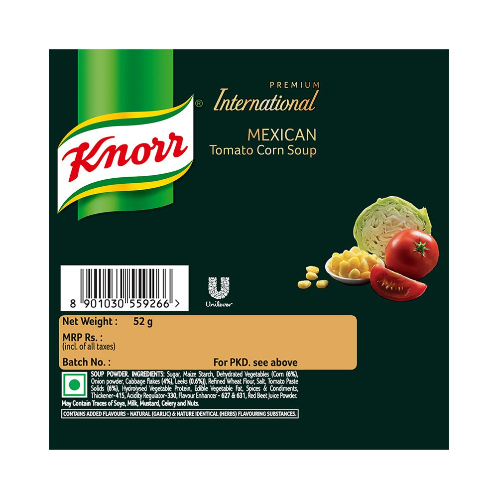 Knorr Mexican Tomato Corn International Soup, 50g / 52g (Weight May Vary) – view 7
