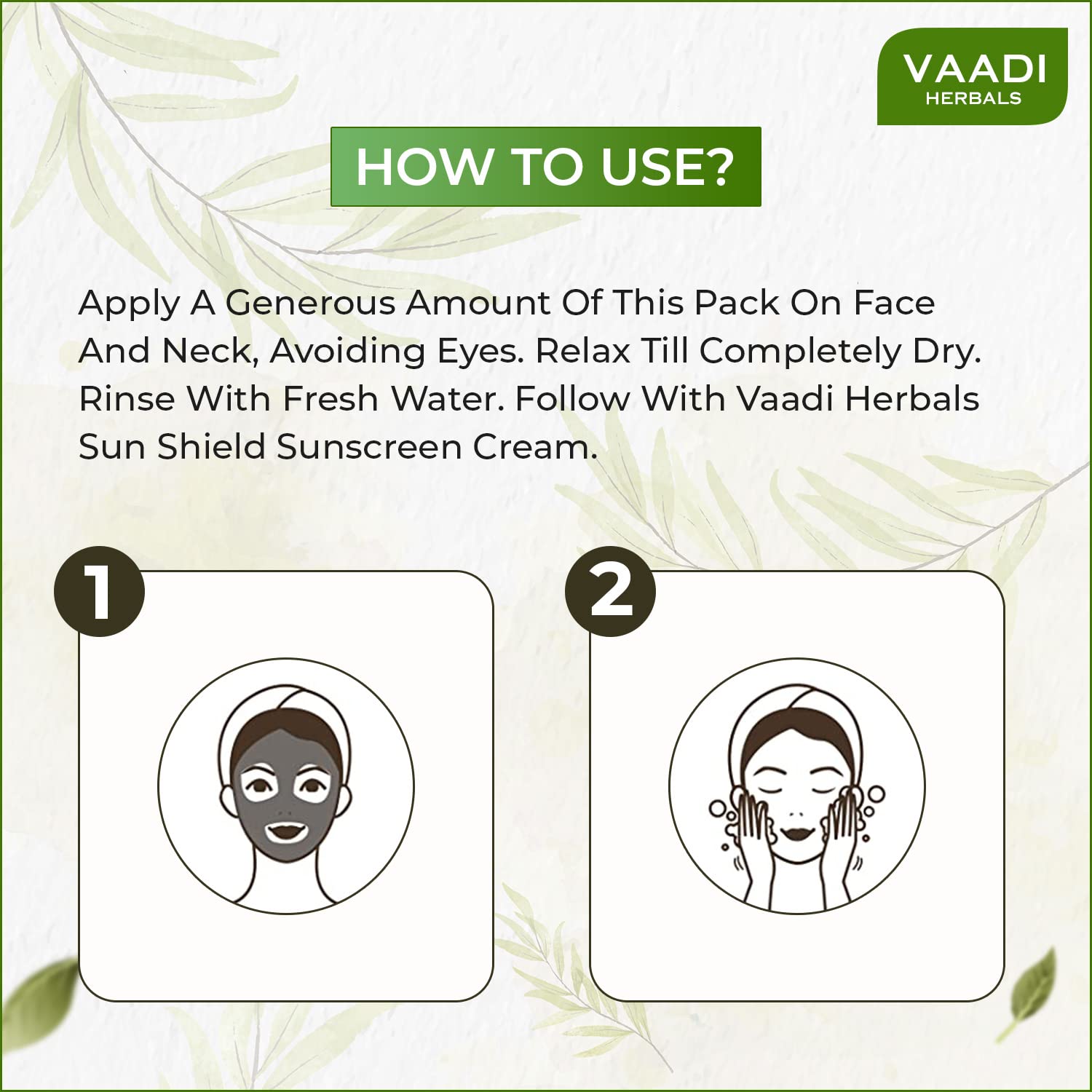 Vaadi Herbals Instaglow Almond and Honey Face Pack, 120g – view 6