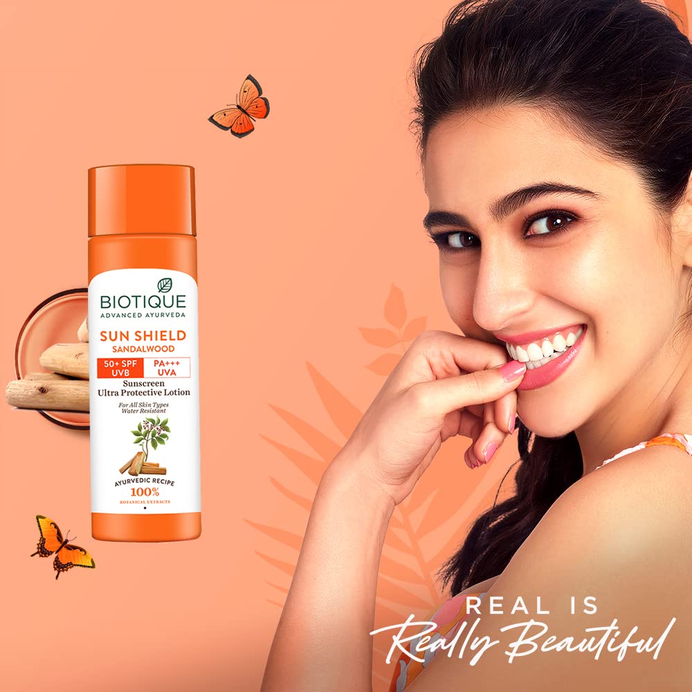 Biotique Bio Sandalwood Sunscreen Ultra Soothing Face Lotion, SPF 50+ – view 2