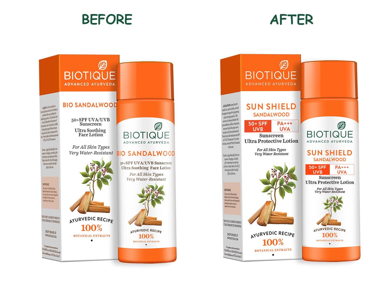 Biotique Bio Sandalwood Sunscreen Ultra Soothing Face Lotion, SPF 50+ – view 9