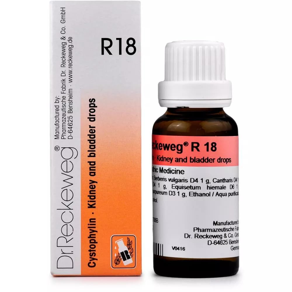 Dr. Reckeweg R18 Kidney And Bladder Drop -22 ml (Pack of 1) – view 1