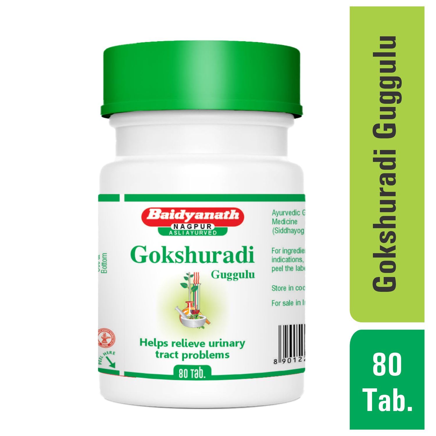 Baidyanath Gokshuradi Guggulu 80 tabs - For retention and painful micturition (Pack of 2) – view 5