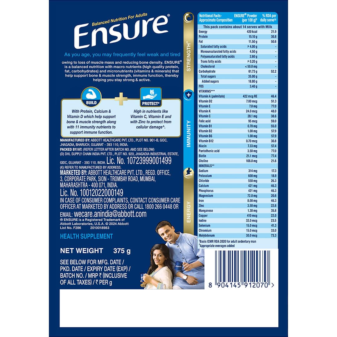 Ensure No 1 Nutritional Supplement Drink in the world – view 3