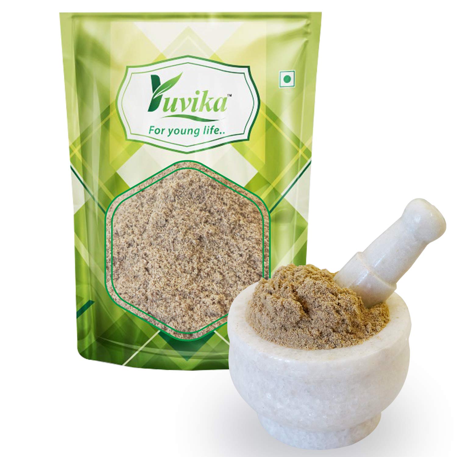 YUVIKA Khus Root Powder Vetiveria Zizanioides Vetiver Root Powder (100 Grams) – view 3