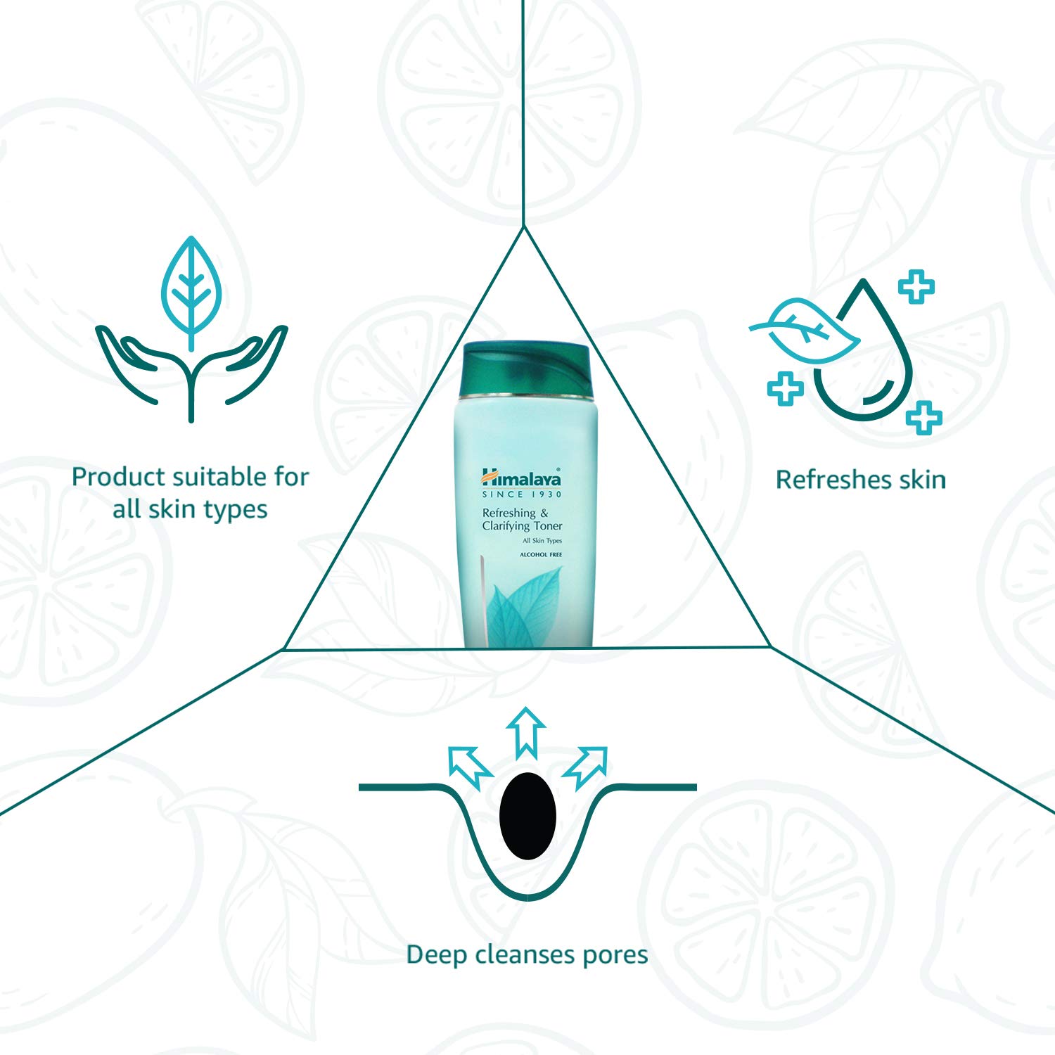 Himalaya Refreshing and Clarifying Toner liquid with Citrus Limon, Lentil and Boerhavia Root, Pack of 1, 100ml – view 6
