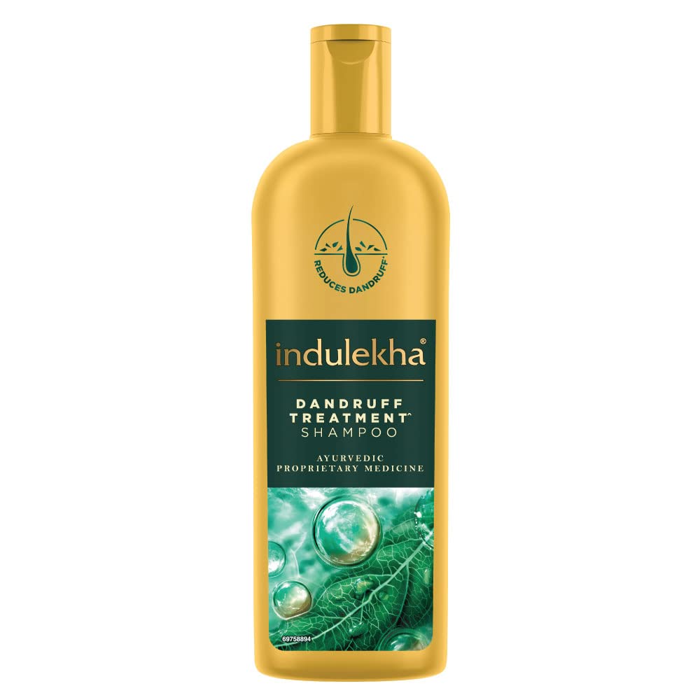 340 ml Indulekha dandruff control shampoo bottle with Pudina and Amla