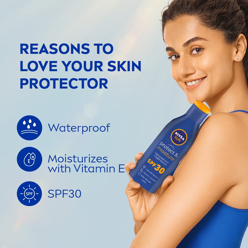 NIVEA SUN Protect and Moisture 125ml SPF 30 Sunscreen – view 4