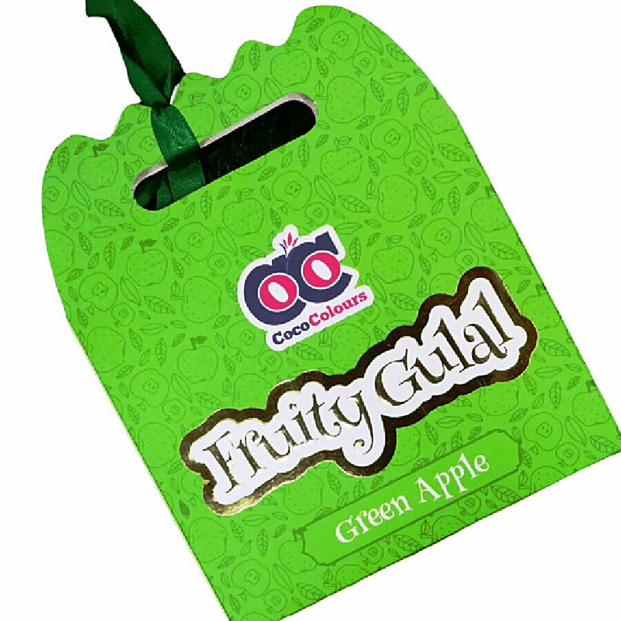 Coco colours Holi Fruity Gulal - Green, Purple & Yellow 300 g – view 2