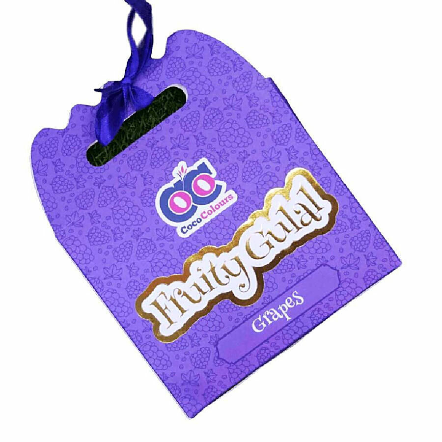 Coco colours Holi Fruity Gulal - Green, Purple & Yellow 300 g – view 4
