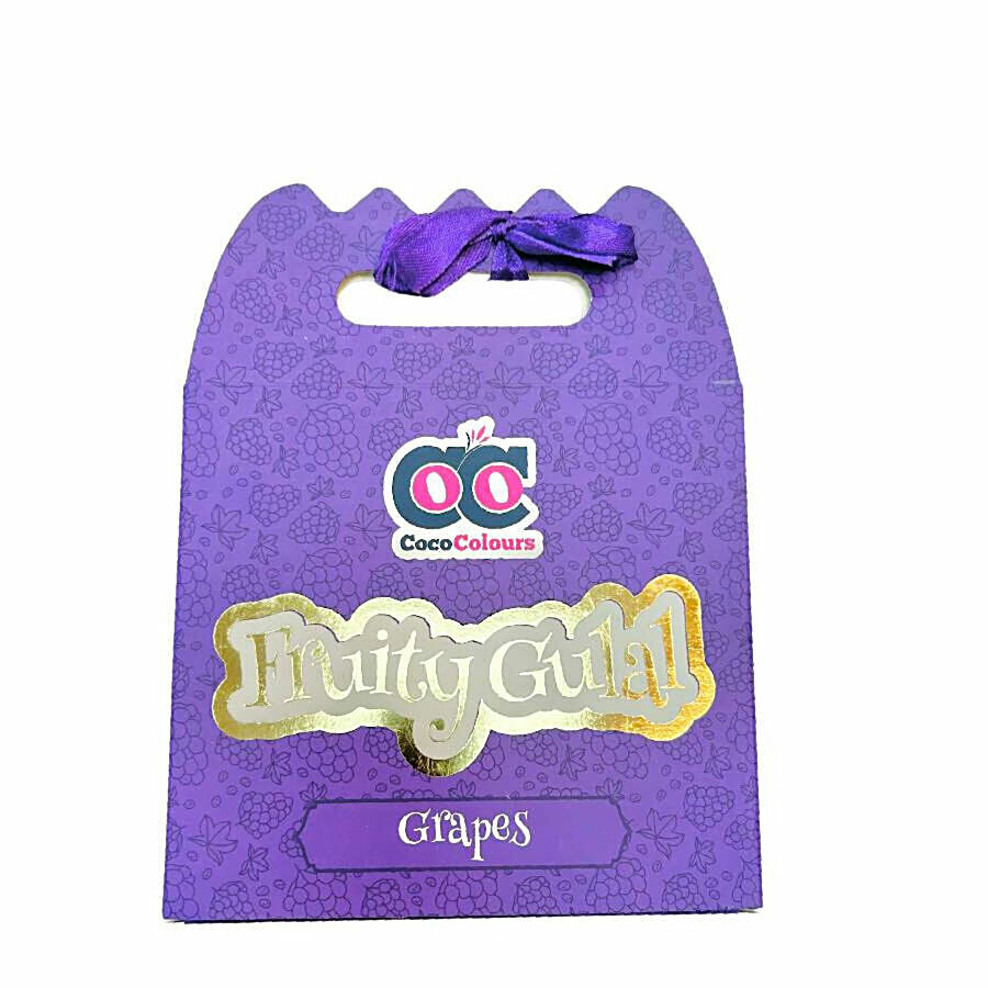 Coco colours Holi Fruity Gulal - Green, Purple & Yellow 300 g – view 7