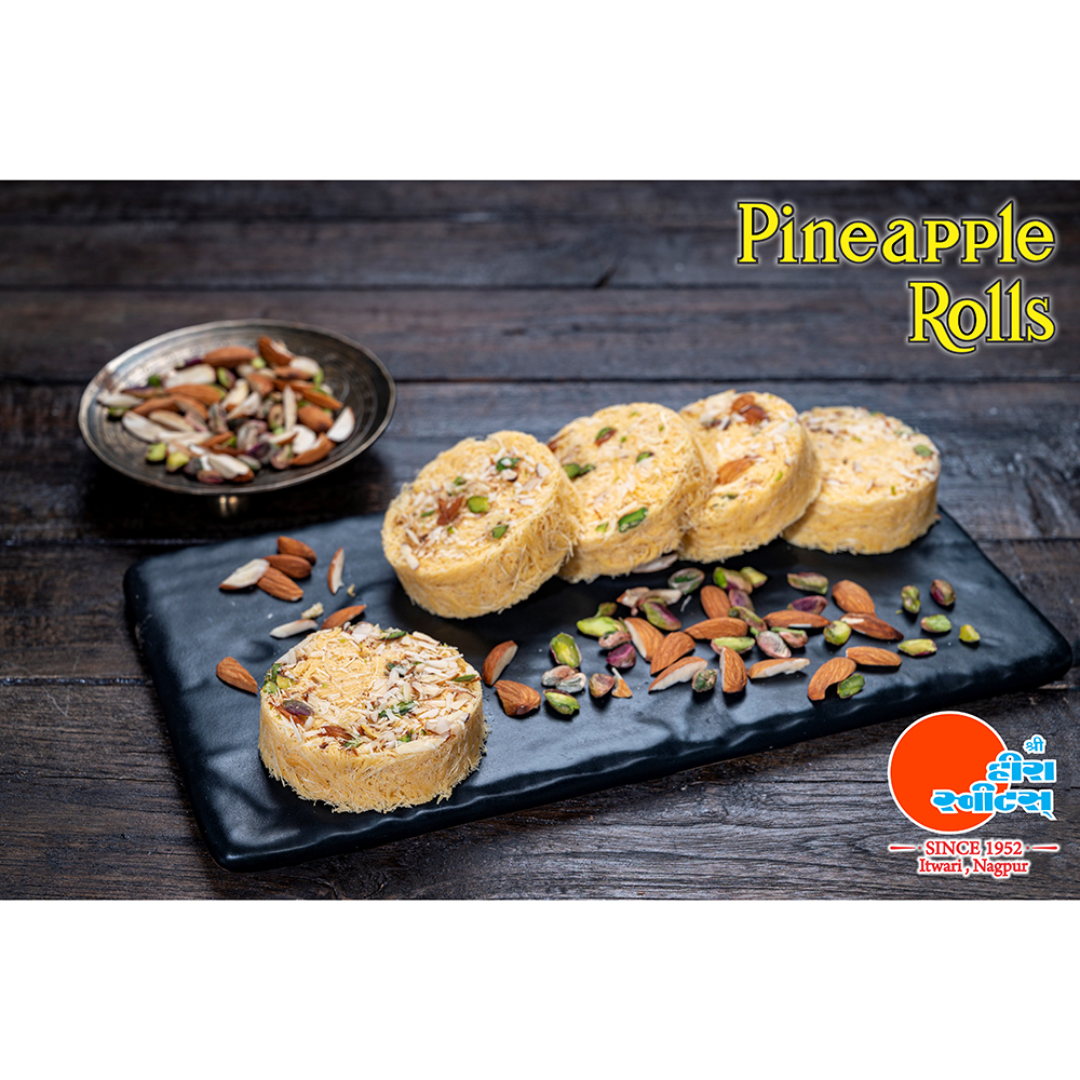 Maharashtra Bhagat's Pineapple Sonrolls from Shree Heera Sweets-250gm – view 2