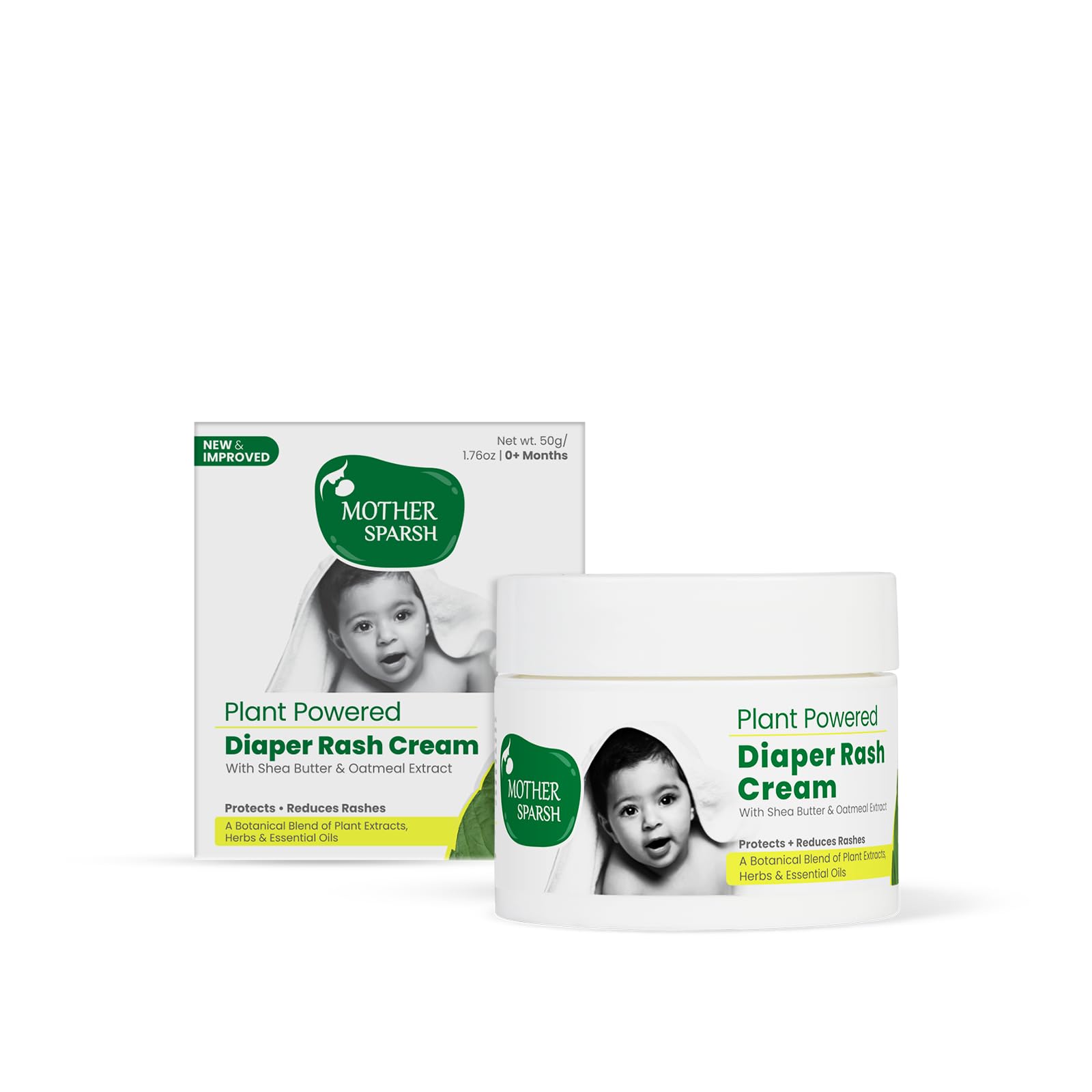 Mother Sparsh baby diaper rash cream with aloe vera scent
