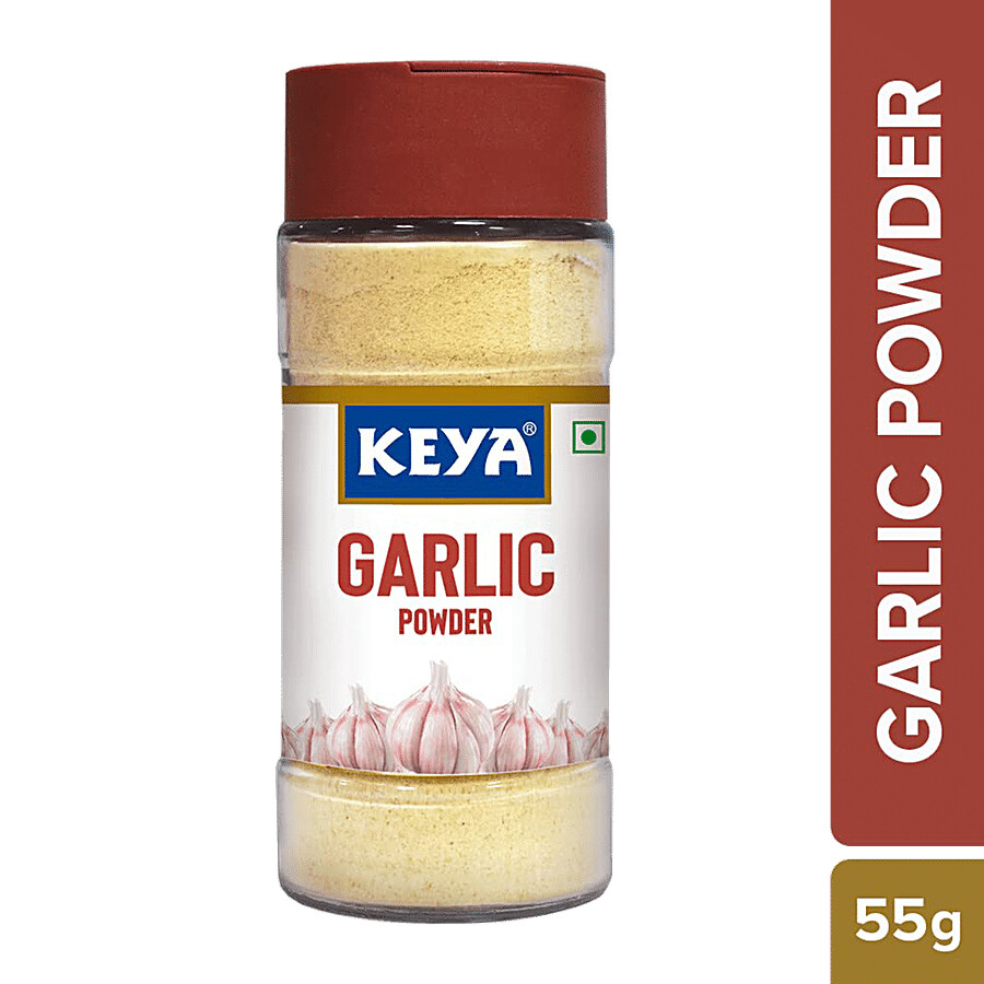 Keya garlic powder twin pack bottles for everyday seasoning