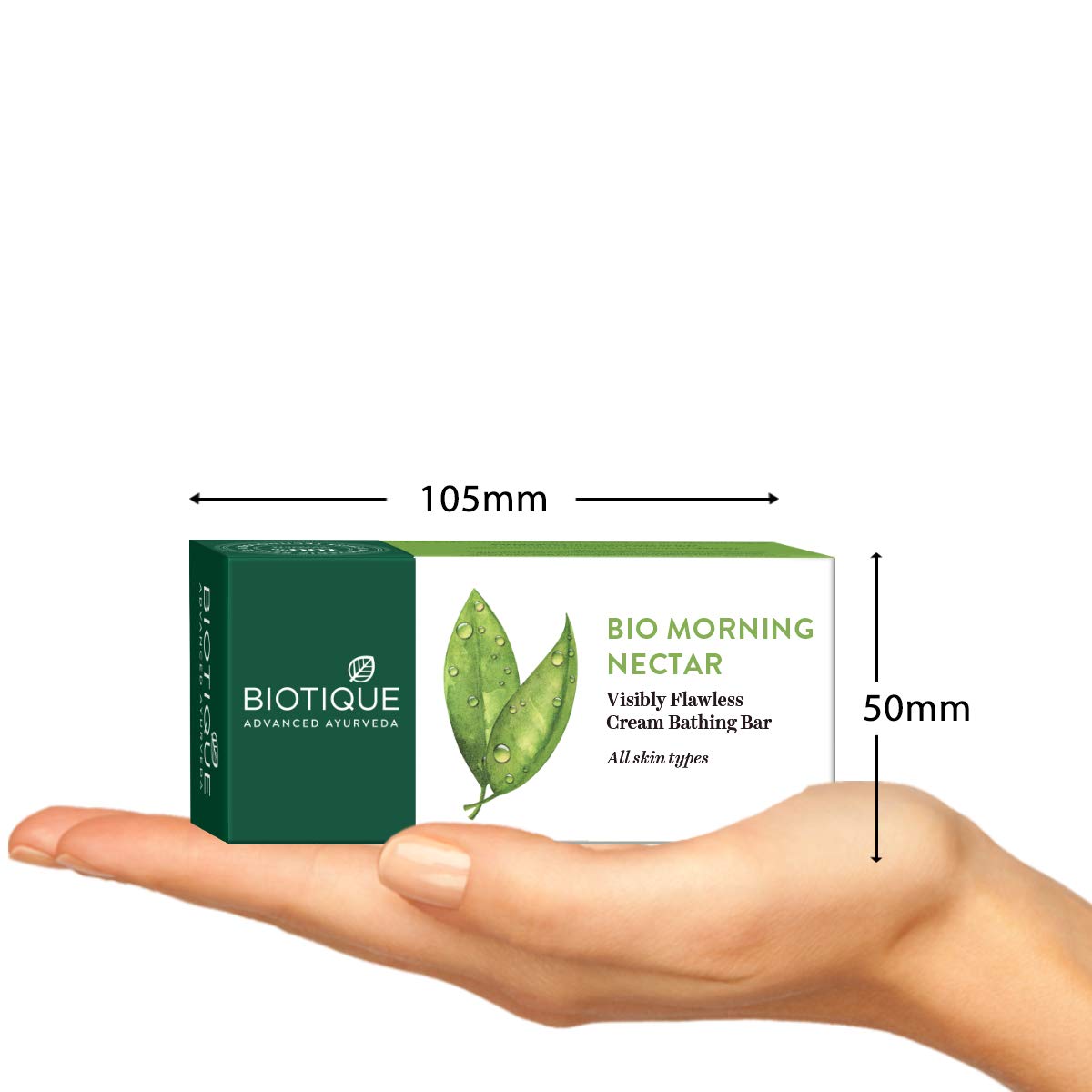 Biotique Morning Nectar Moisturizing Cream Bathing Bar, 150g – view 5
