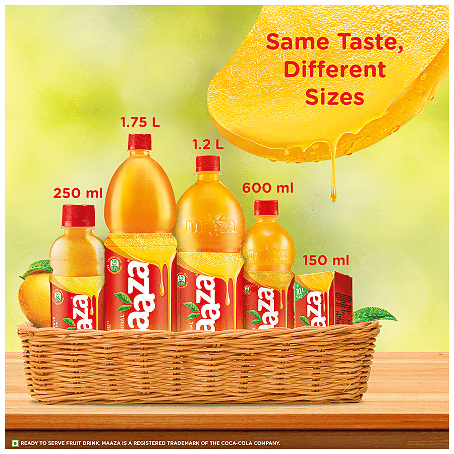 Maaza Mango Drink - Original Flavour, Refreshing 600 ml – view 7